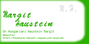 margit haustein business card